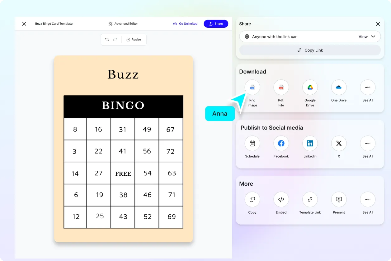 Free AI Bingo Card Generator Create Bingo Card Images Online [ No Signup ]